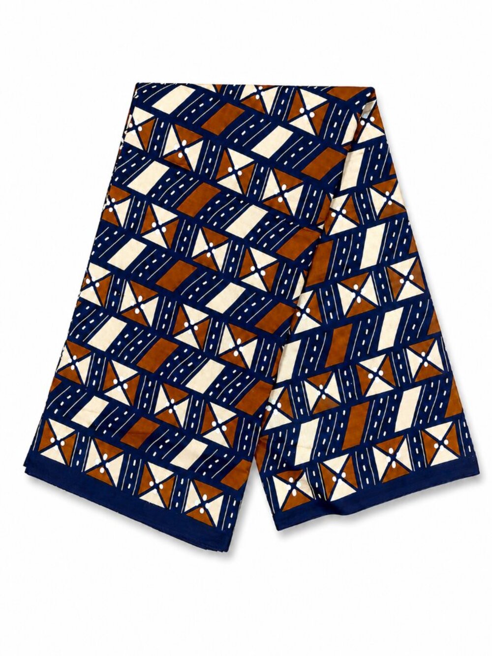 African Mud Cloth Print Cotton Wax Fabric 6 Yards Geometric Print High Quality